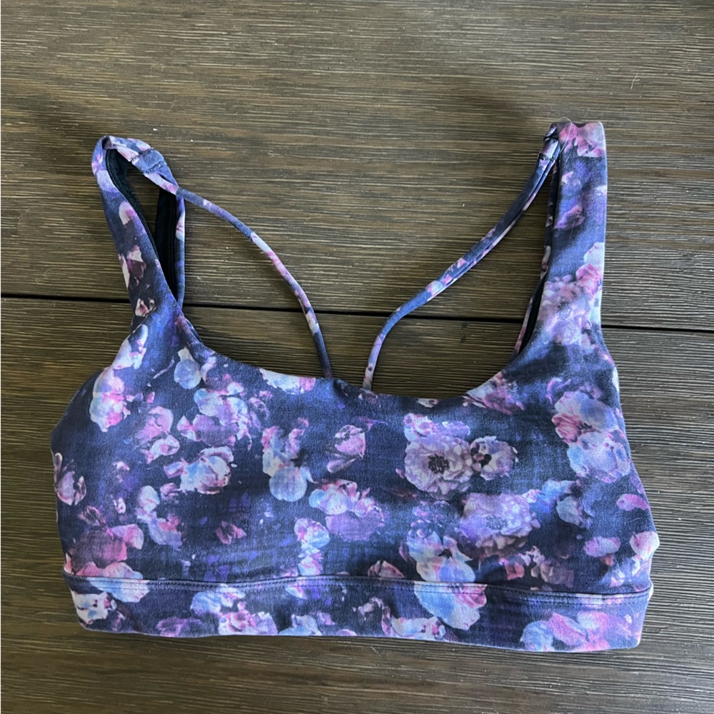 Athleta Purple and Pink Sports Bra